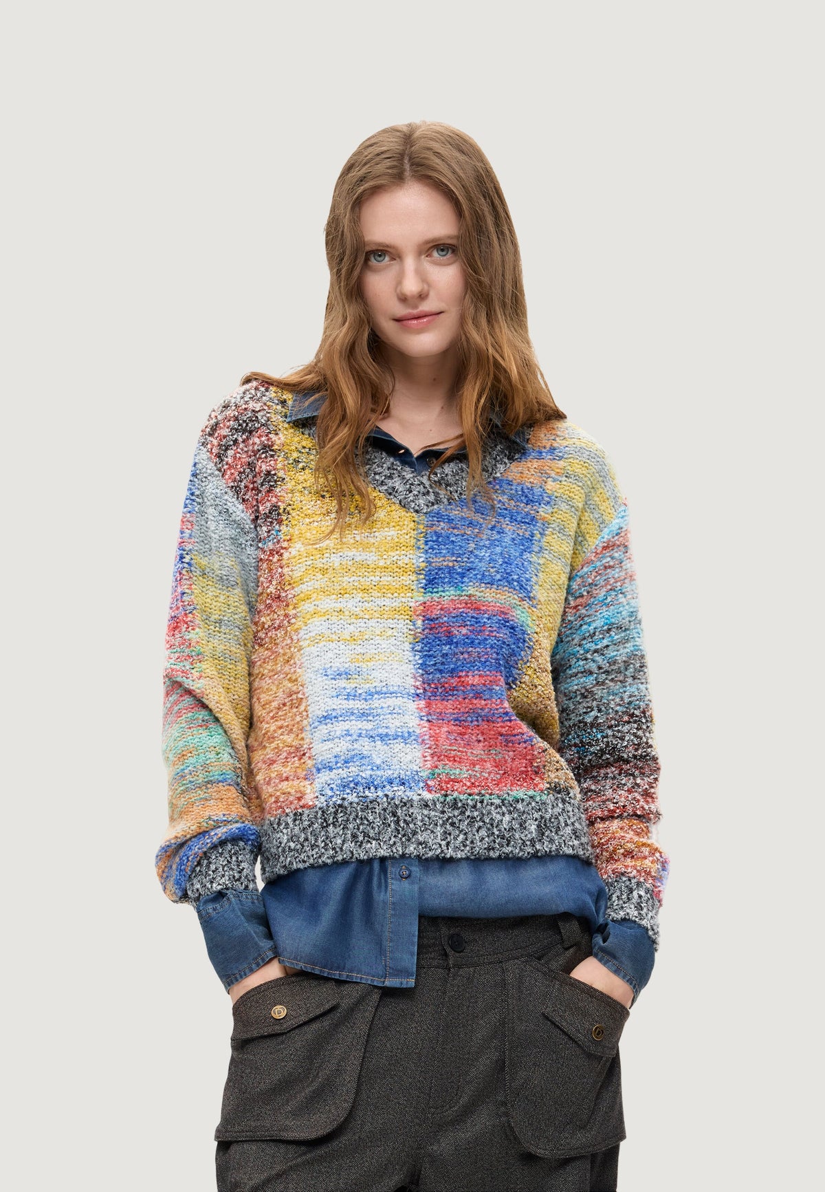 Desigual Earthtexture Trui – Meerkleurig