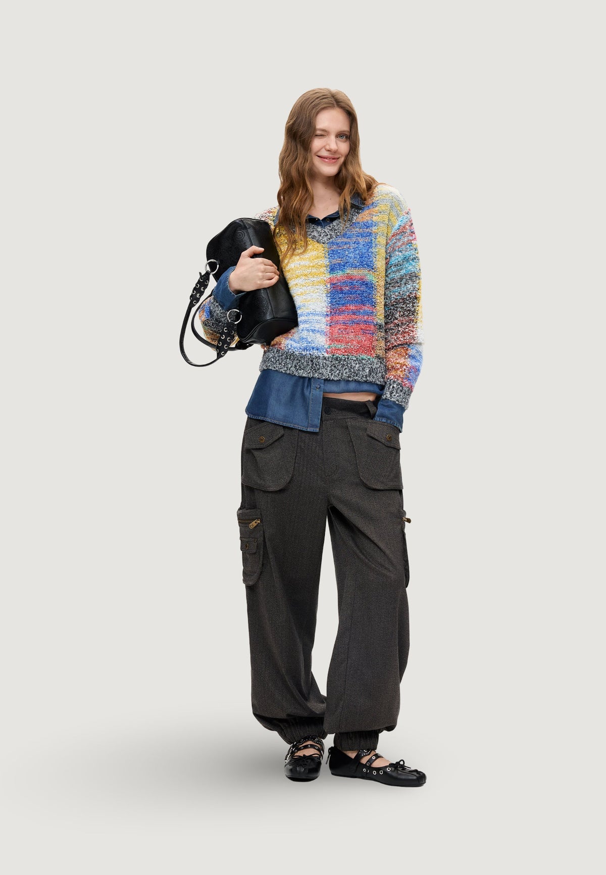 Desigual Earthtexture Trui – Meerkleurig