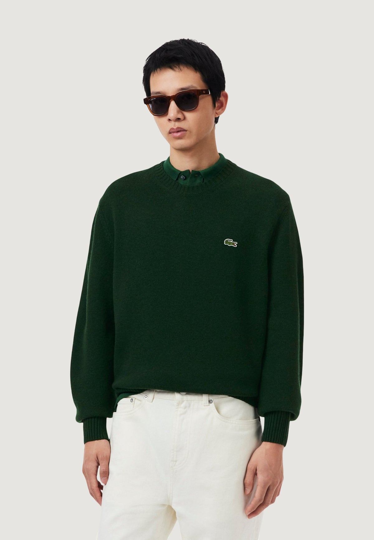 Lacoste Merinowollen trui – Groen