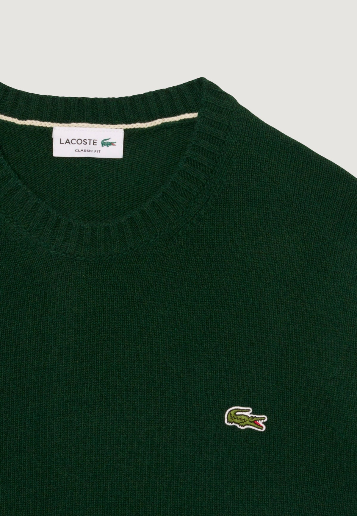Lacoste Merinowollen trui – Groen