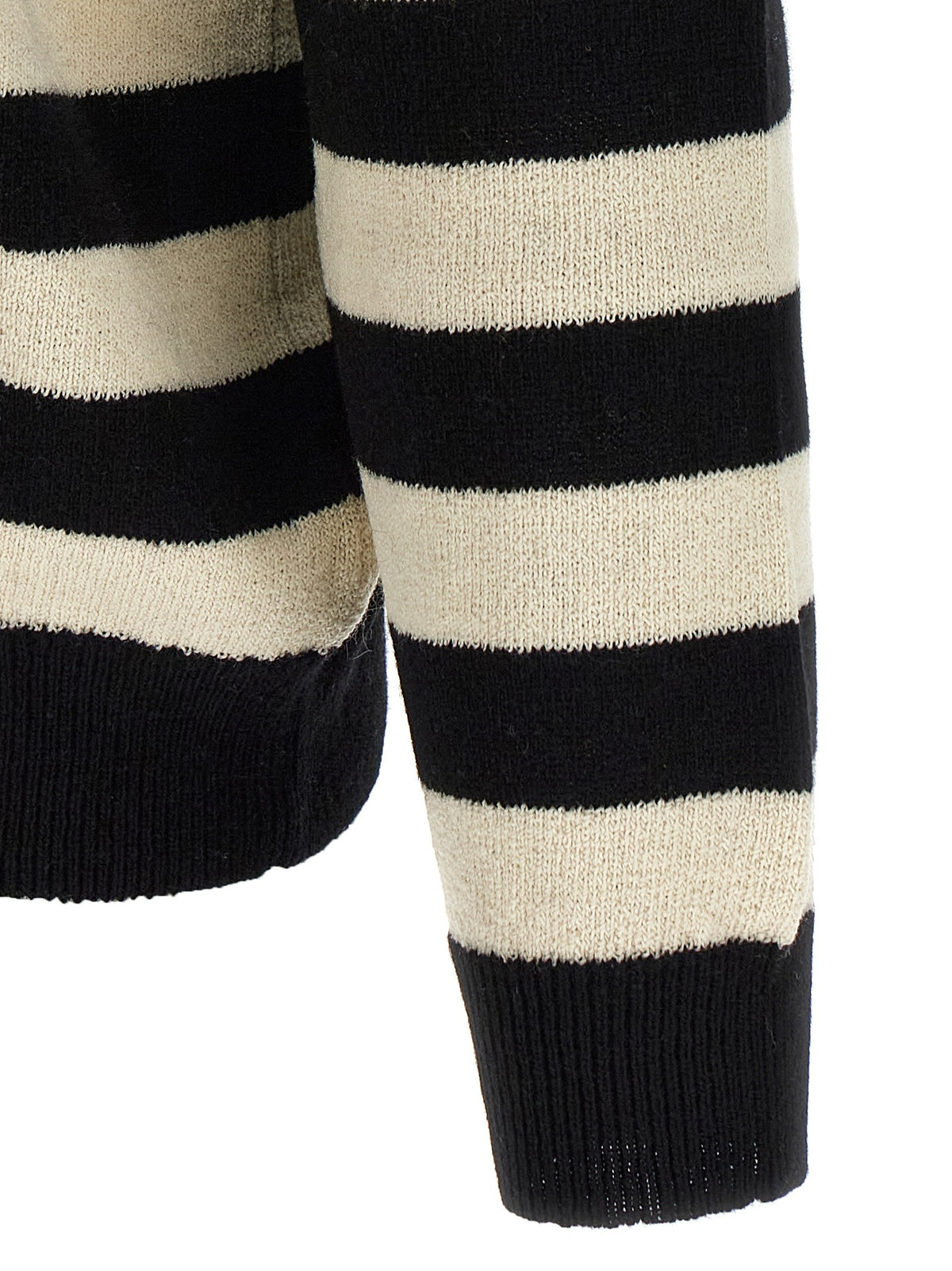 Balmain Marinière Trui – Wit / Zwart