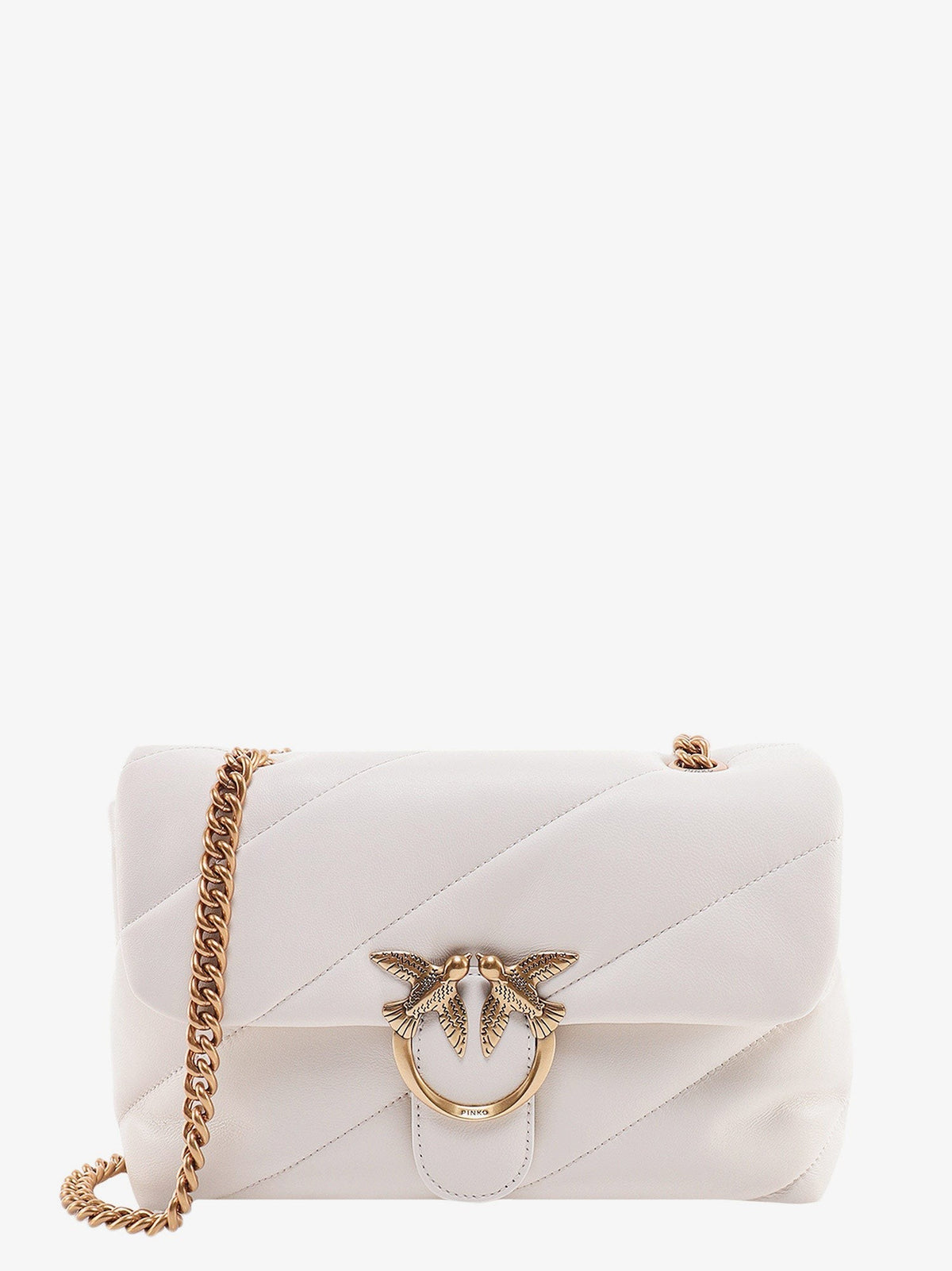 Pinko Love Puff Classic Schoudertas – Wit
