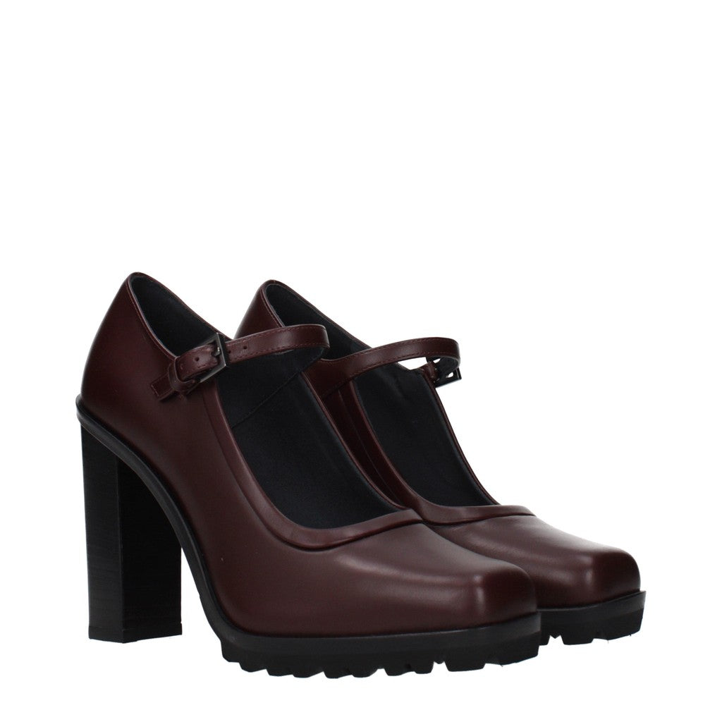 Max Mara Pumps met gesp – Bruin