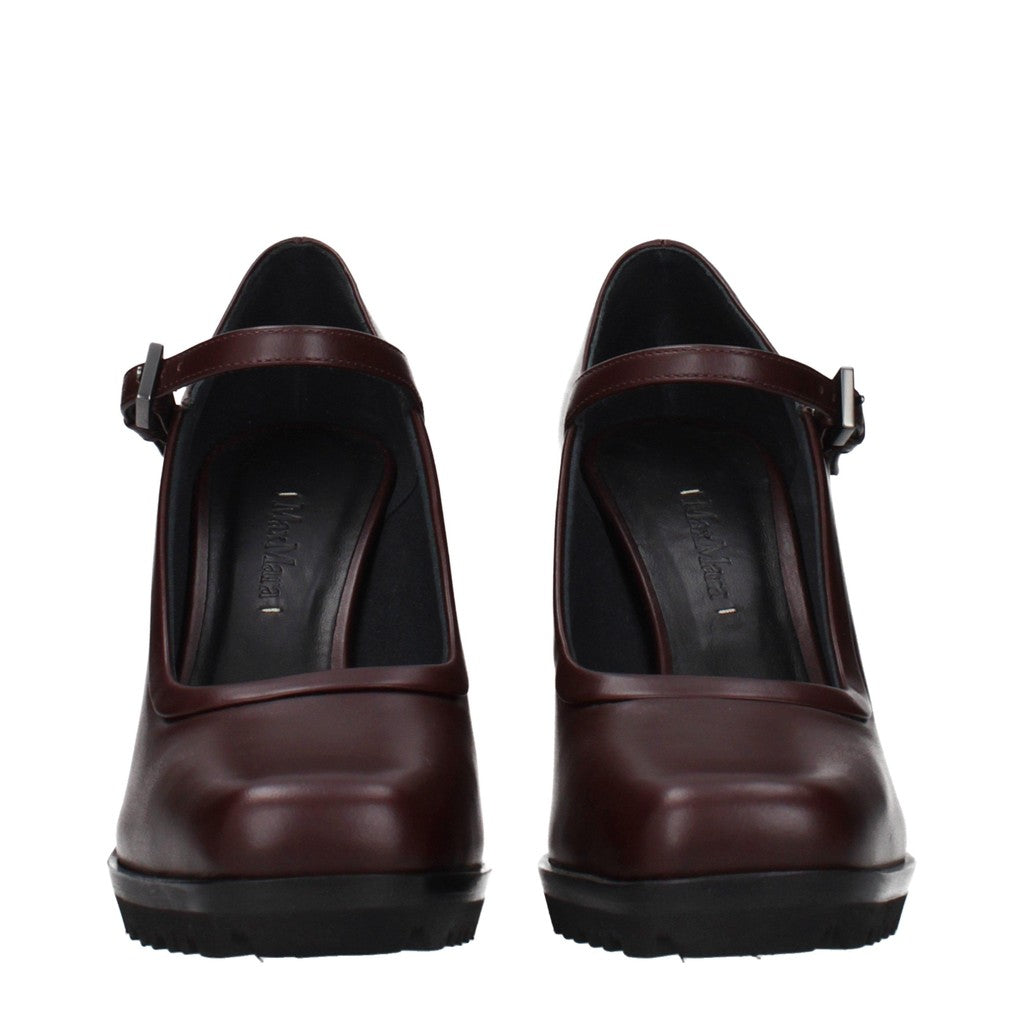 Max Mara Pumps met gesp – Bruin