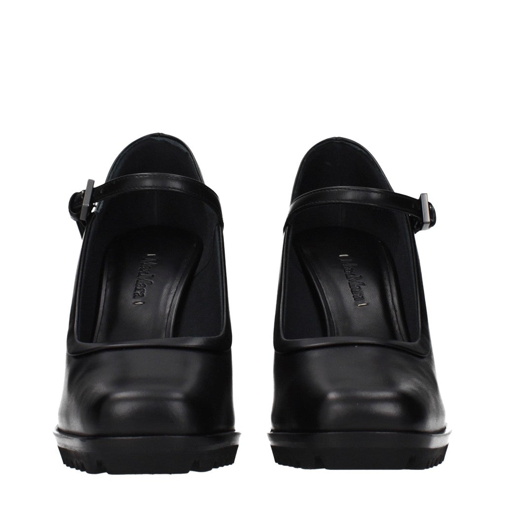 Max Mara Pumps met gesp – Zwart