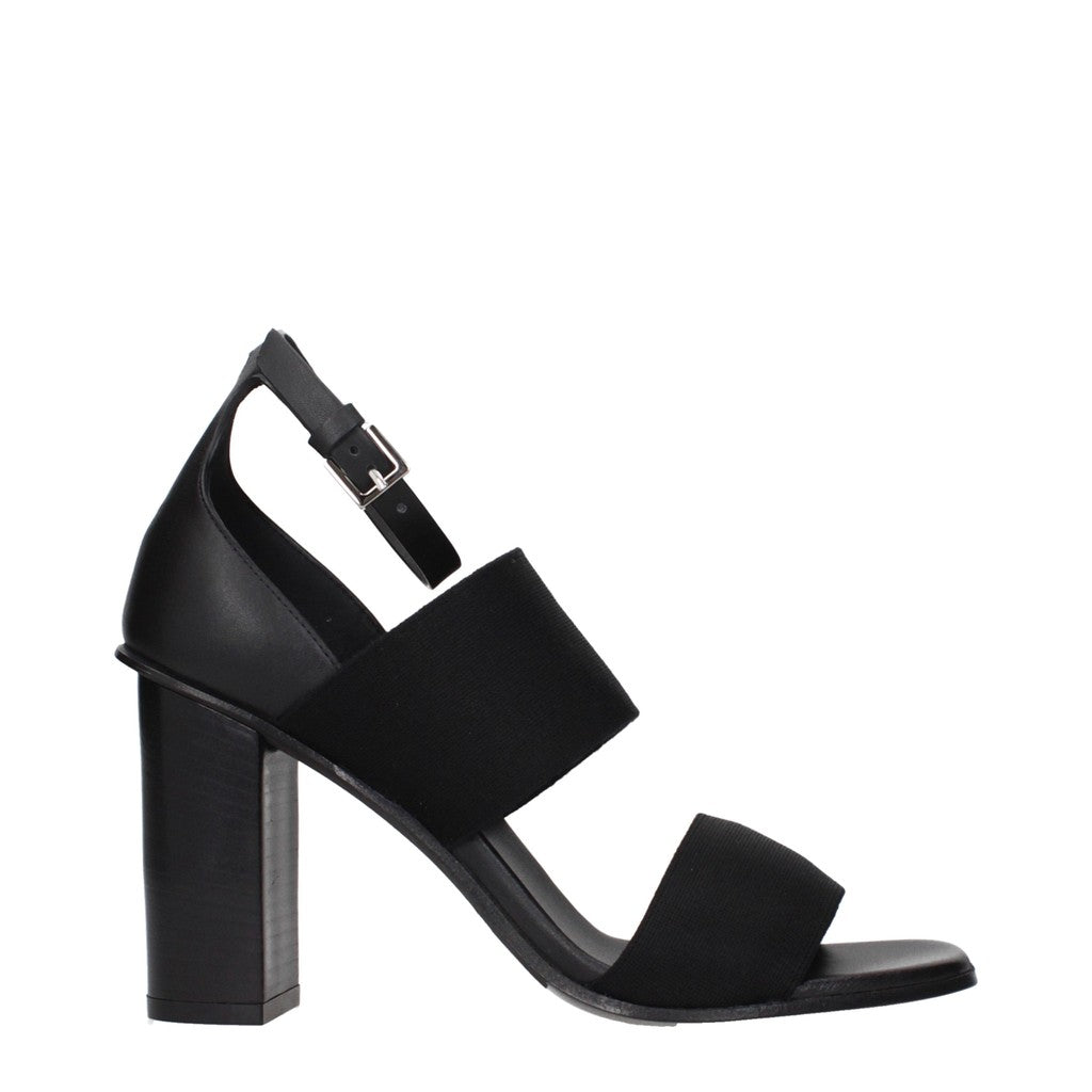 Max Mara Sandalen met hak en gesp – Zwart
