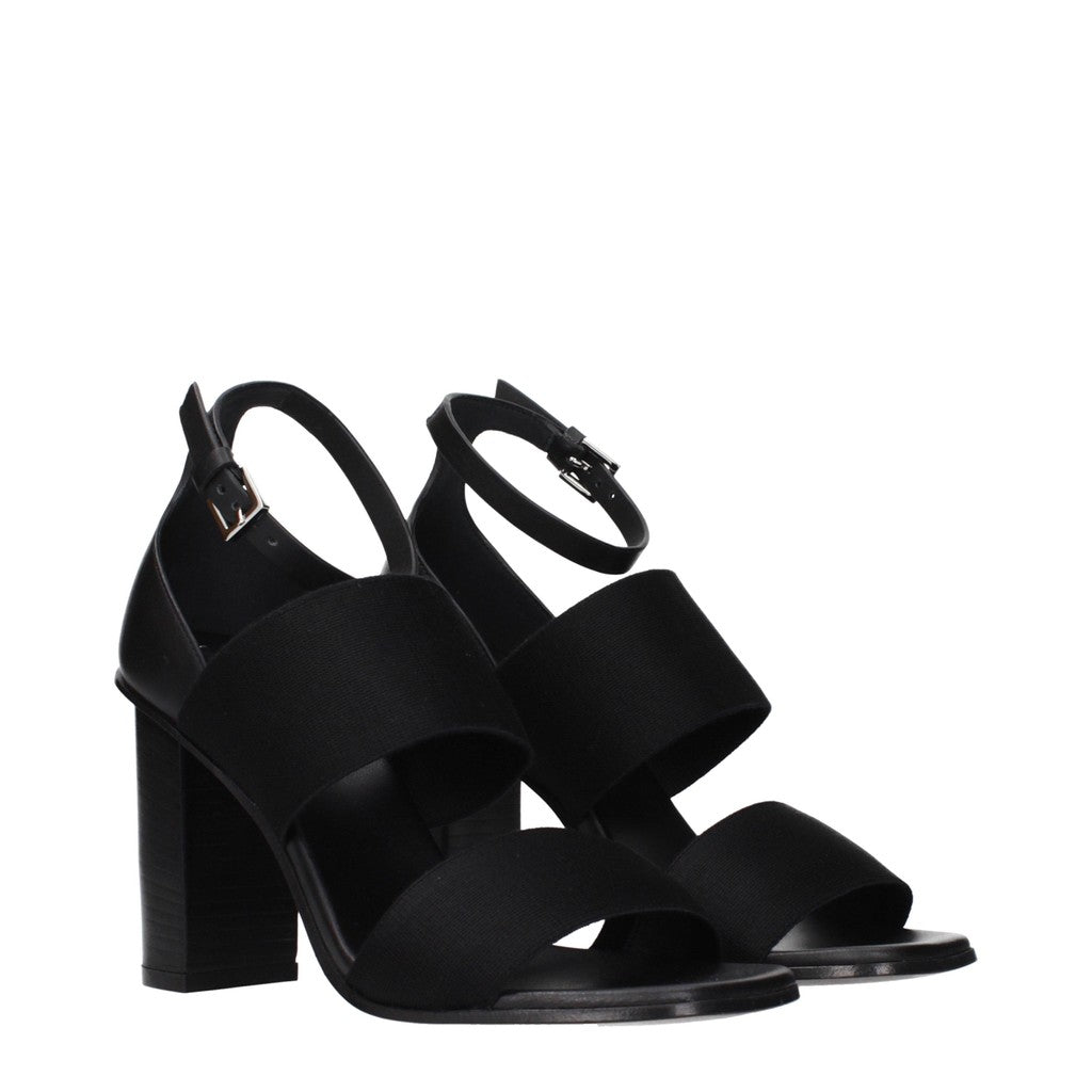 Max Mara Sandalen met hak en gesp – Zwart