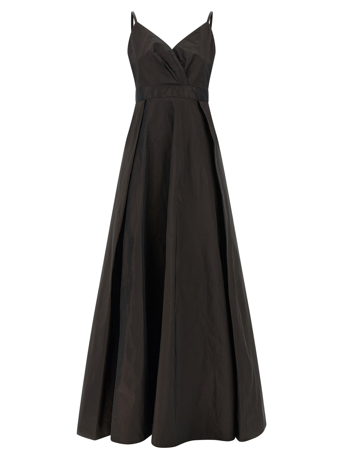 Pinko Maxi-jurk met lijfje – Donkerbruin