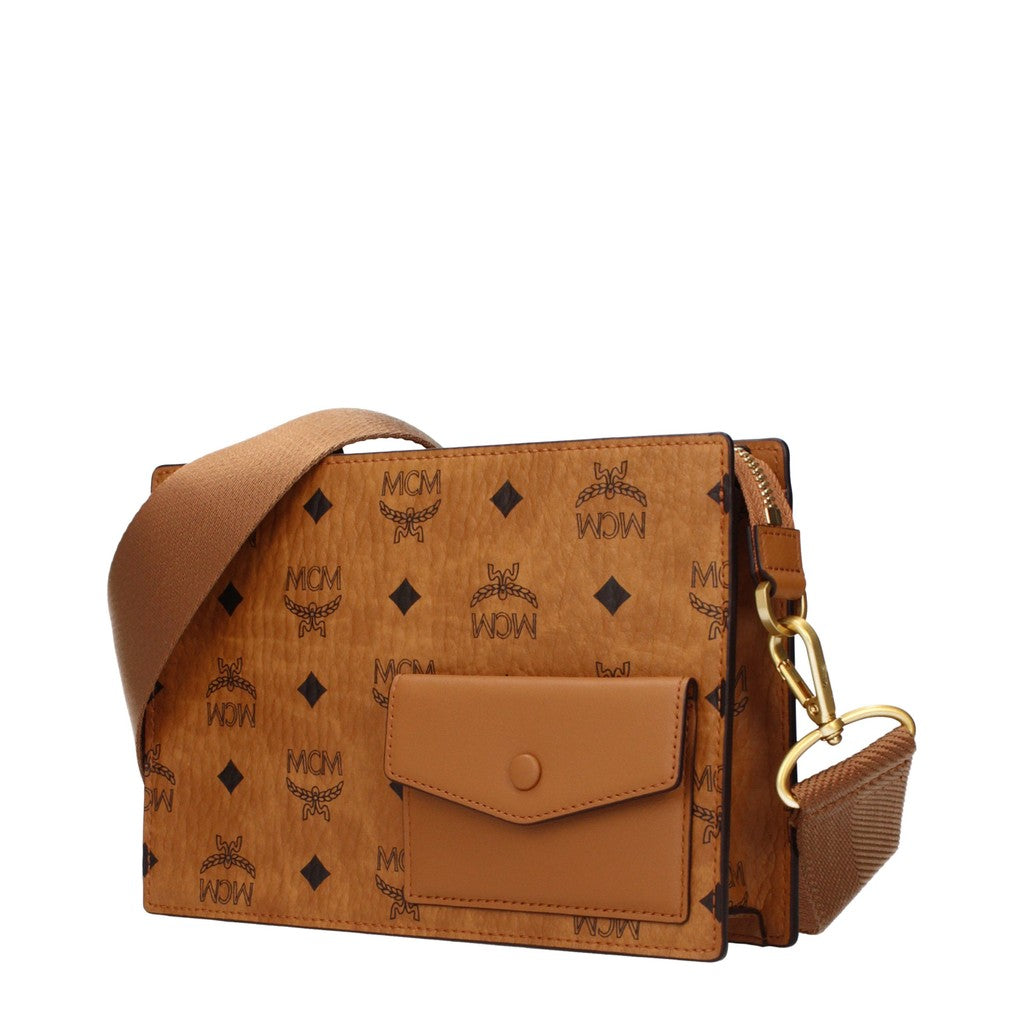 MCM Aren Crossbodytas Dames – Cognac
