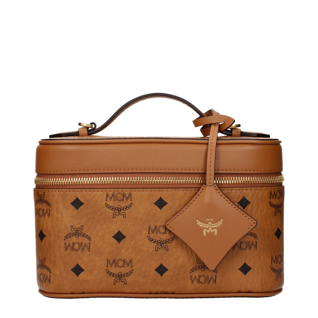 MCM Aren Crossbodytas Dames – Cognac