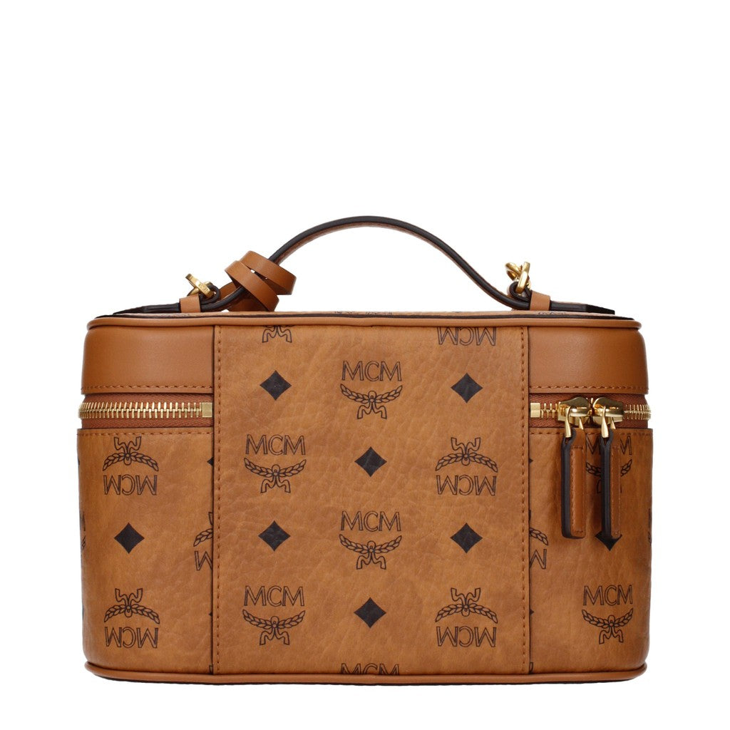 MCM Aren Crossbodytas Dames – Cognac