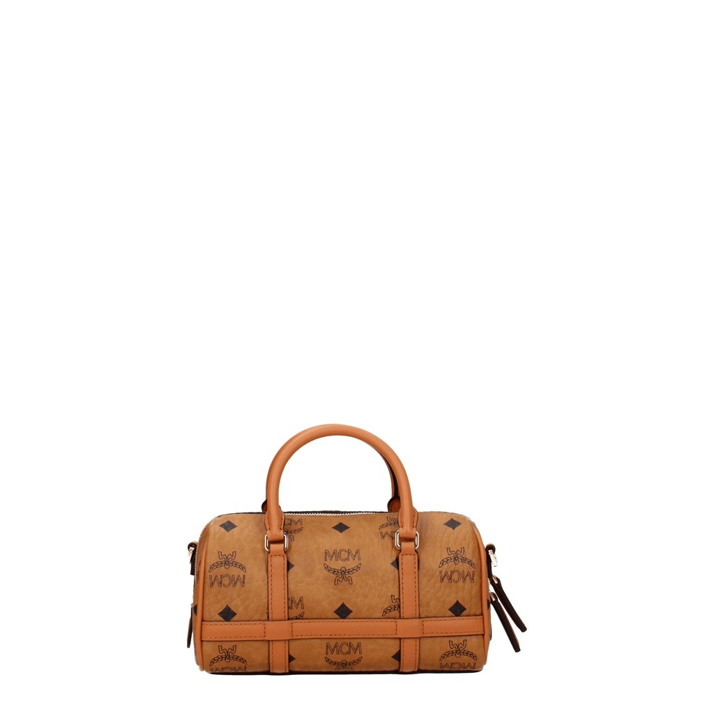 MCM Handtas van leer – Cognac