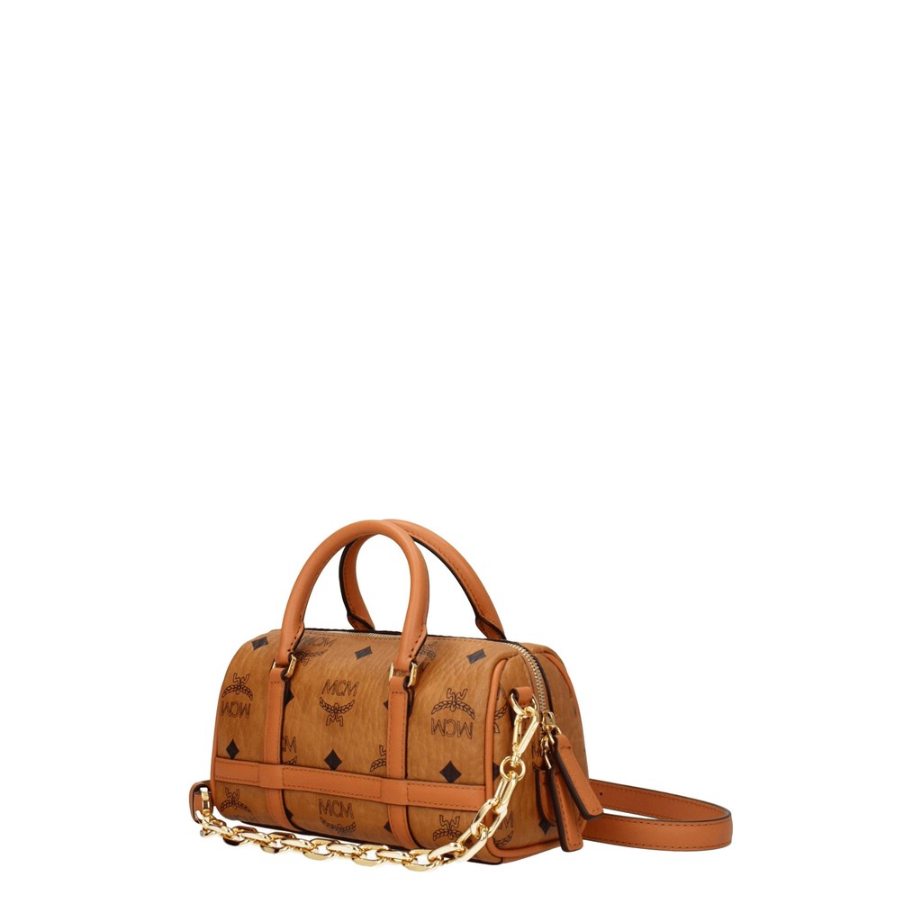 MCM Handtas van leer – Cognac