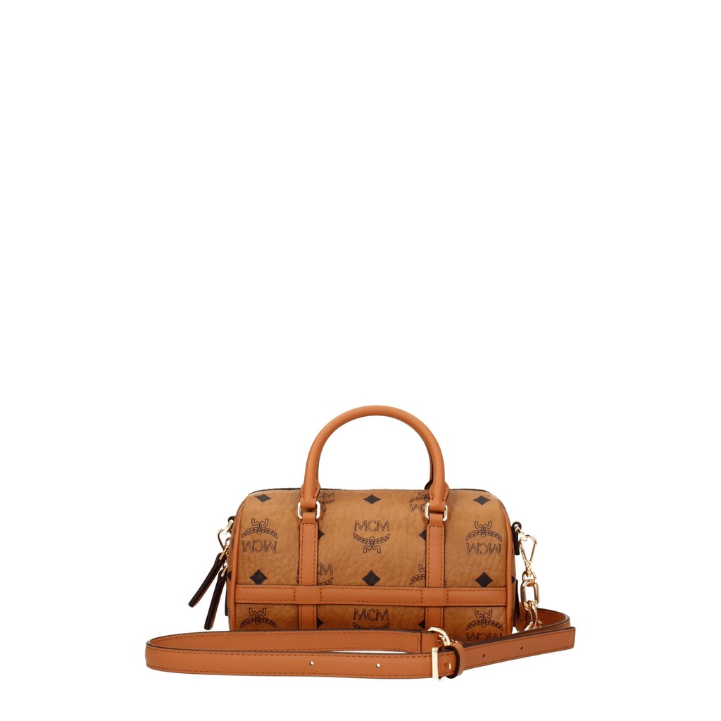 MCM Handtas van leer – Cognac