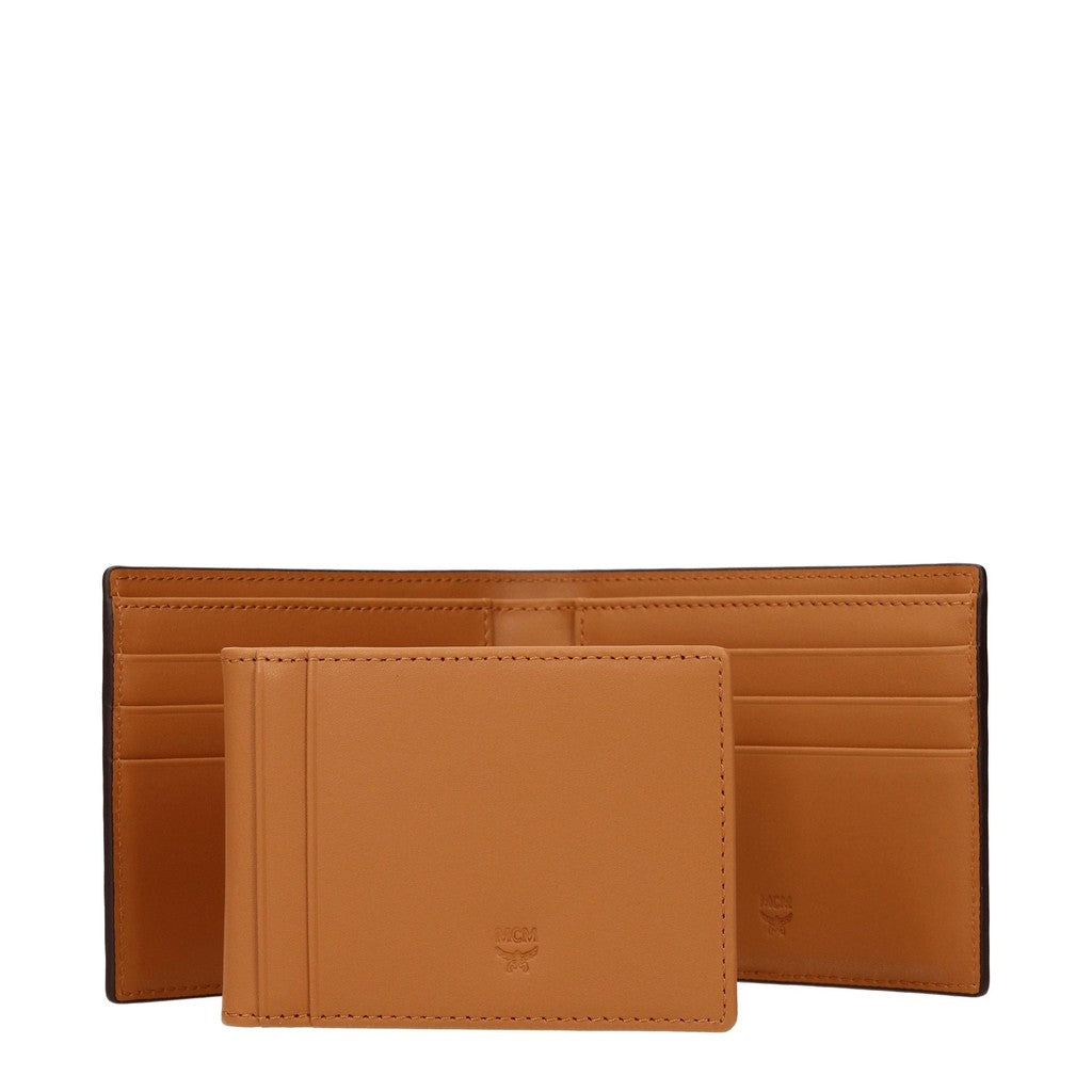 MCM Visetos Original Bifold portemonnee – Cognac