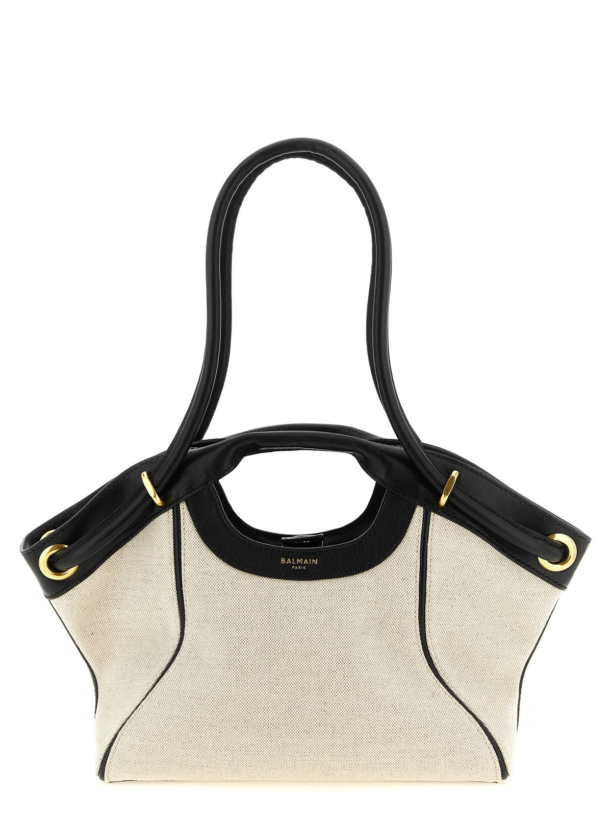 Balmain Canvas shopper – Wit / Zwart