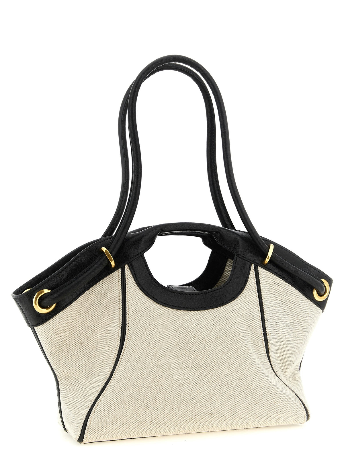 Balmain Canvas shopper – Wit / Zwart