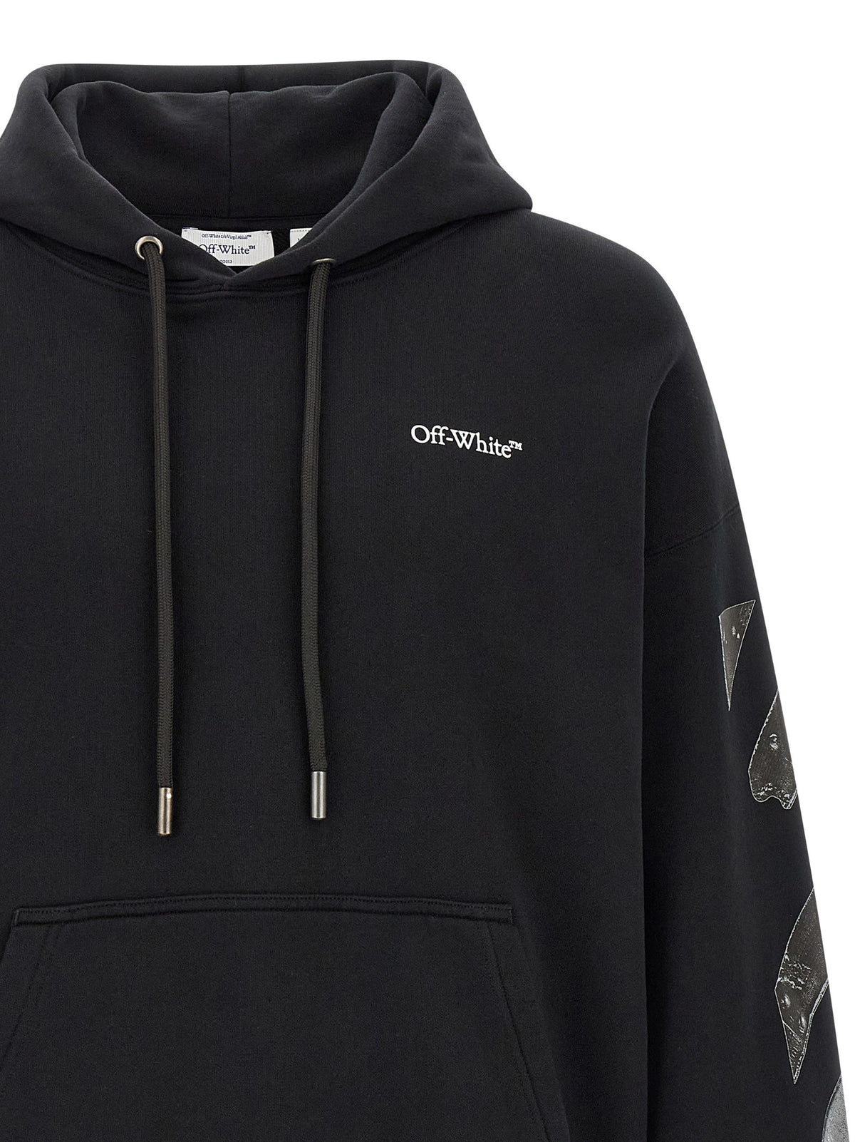 Off-White Metal Arrow Skate Hoodie – Zwart