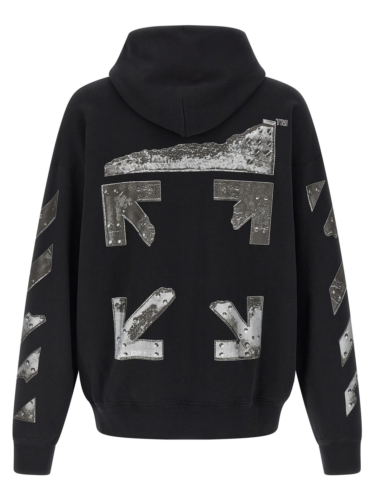 Off-White Metal Arrow Skate Hoodie – Zwart