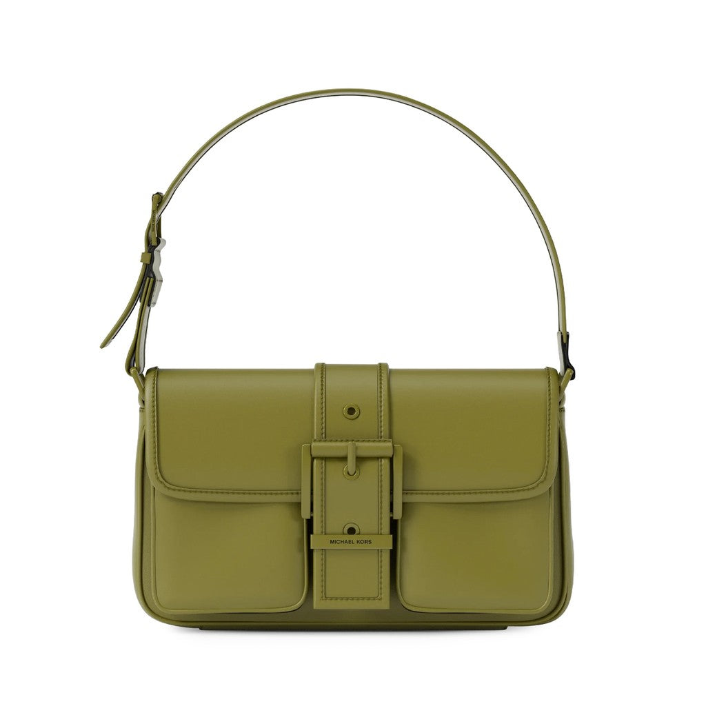 Michael Kors Colby Medium Schoudertas – Olijfgroen