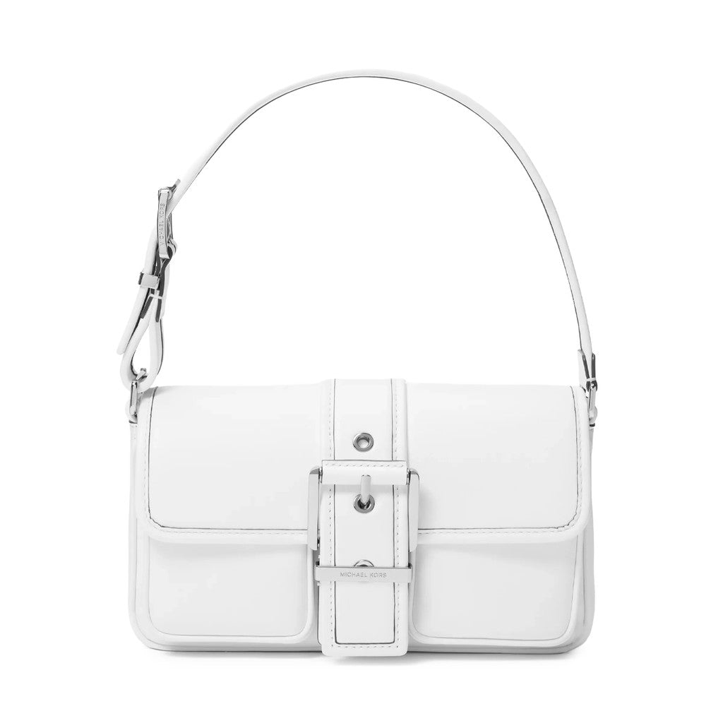 Michael Kors Colby Medium Schoudertas – Wit