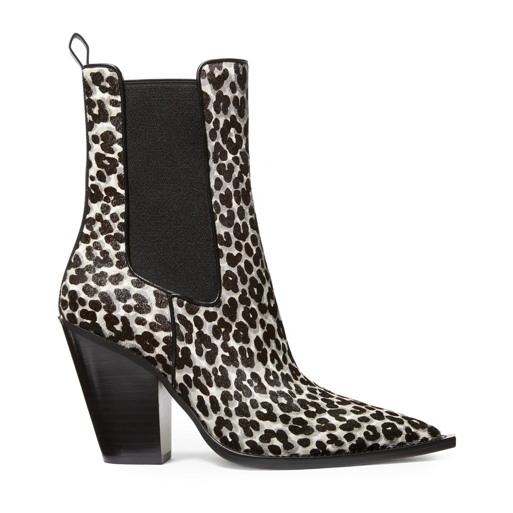 Michael Kors Enkellaarzen met dierenprint – Zwart