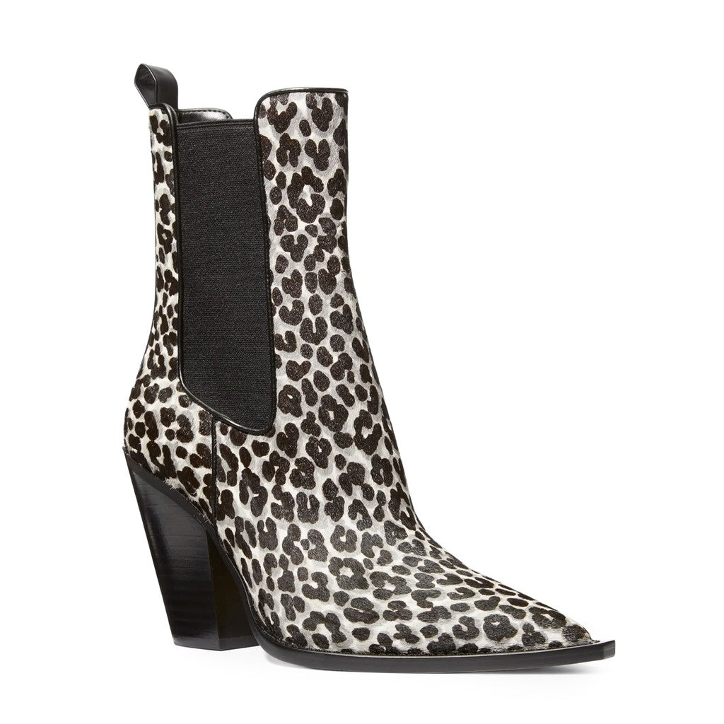 Michael Kors Enkellaarzen met dierenprint – Zwart