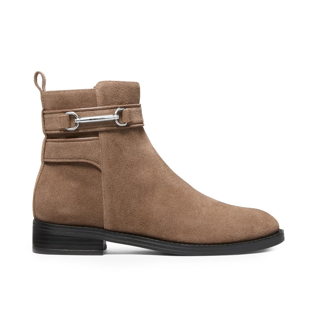 Michael Kors Leren Enkellaarzen – Taupe