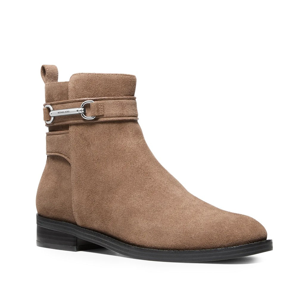 Michael Kors Leren Enkellaarzen – Taupe
