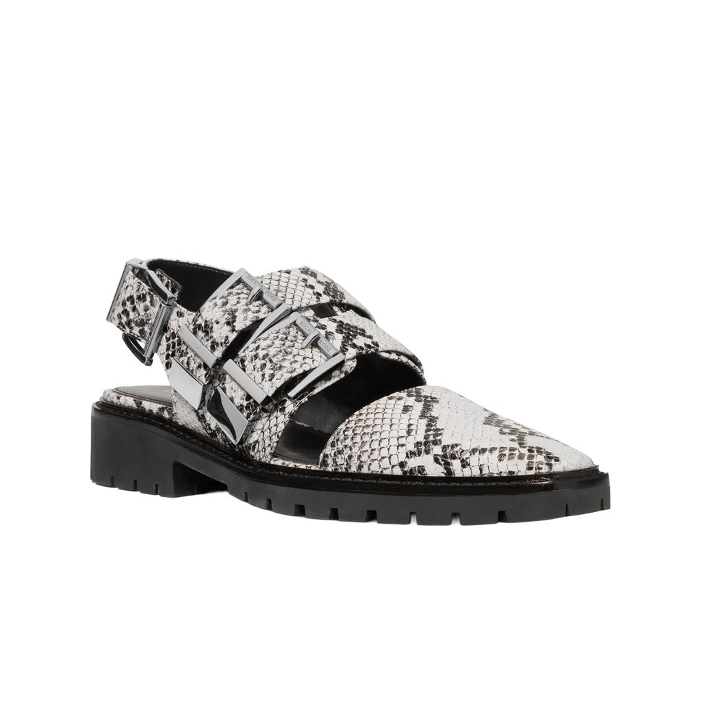 Michael Kors Leren slingback loafers – Meerkleurig