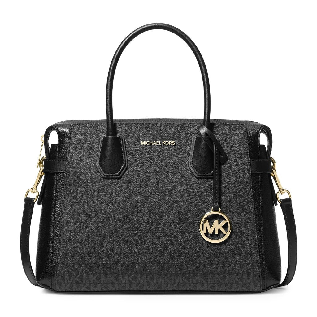 Michael Kors Mercer Medium Handtas met riem – Zwart