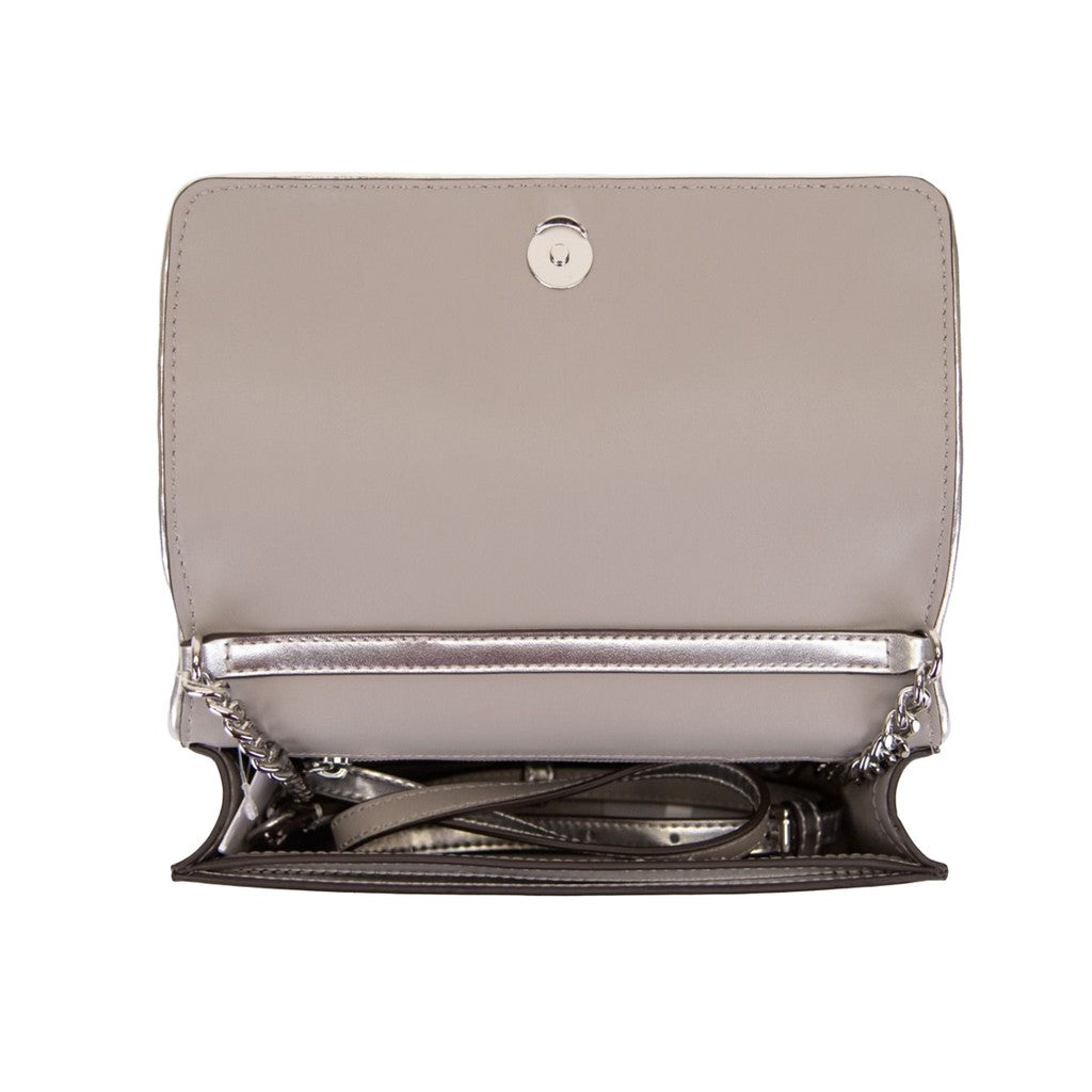 Michael Kors Metallic crossbodytas – Zilver