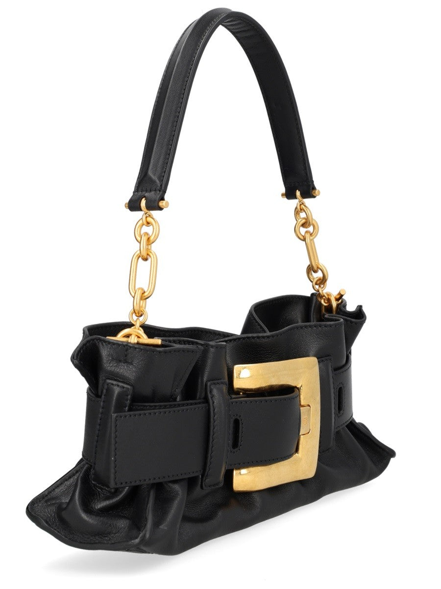 Balmain Anthem Mini Schoudertas – Zwart