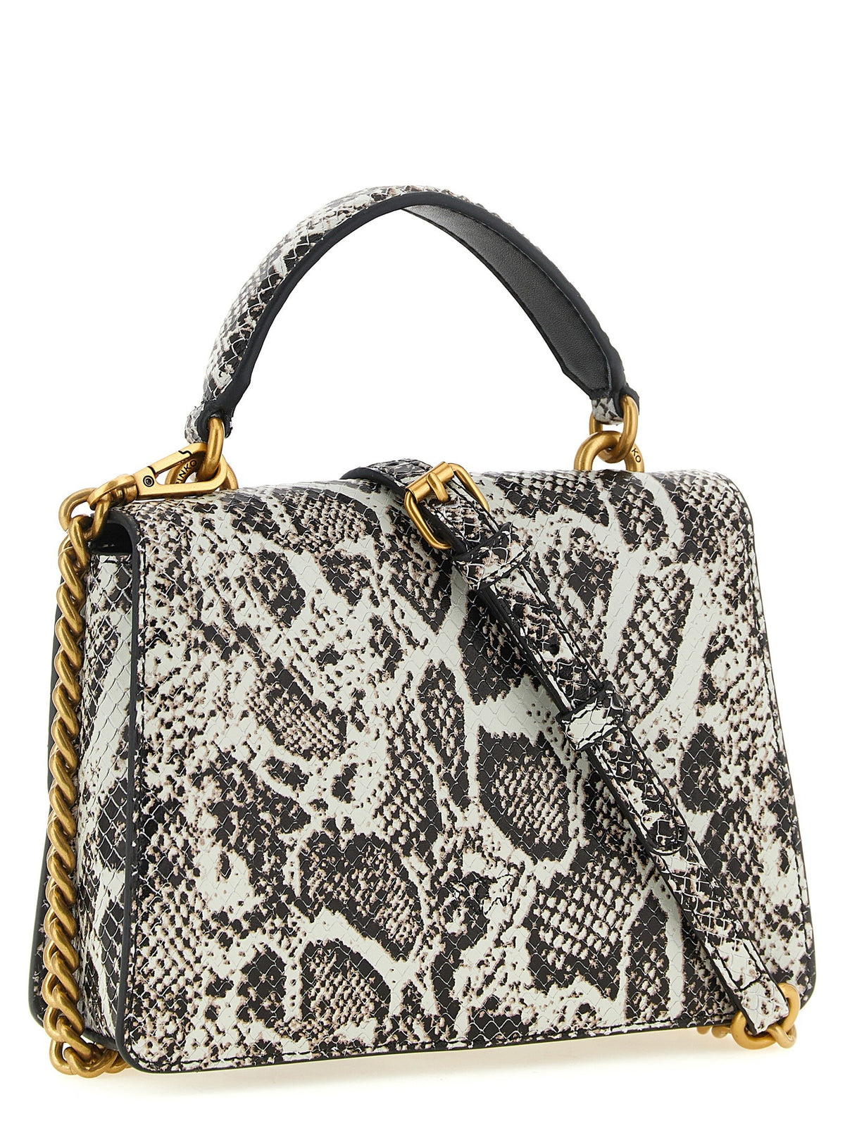 Pinko Love One Handtas met pythonprint – Meerkleurig