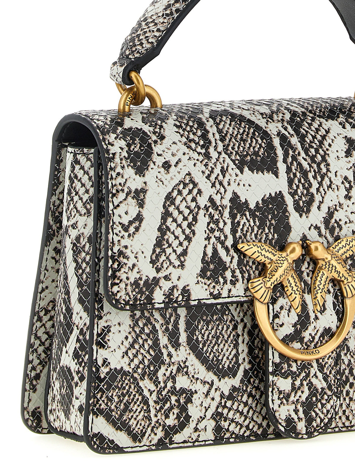 Pinko Love One Handtas met pythonprint – Meerkleurig