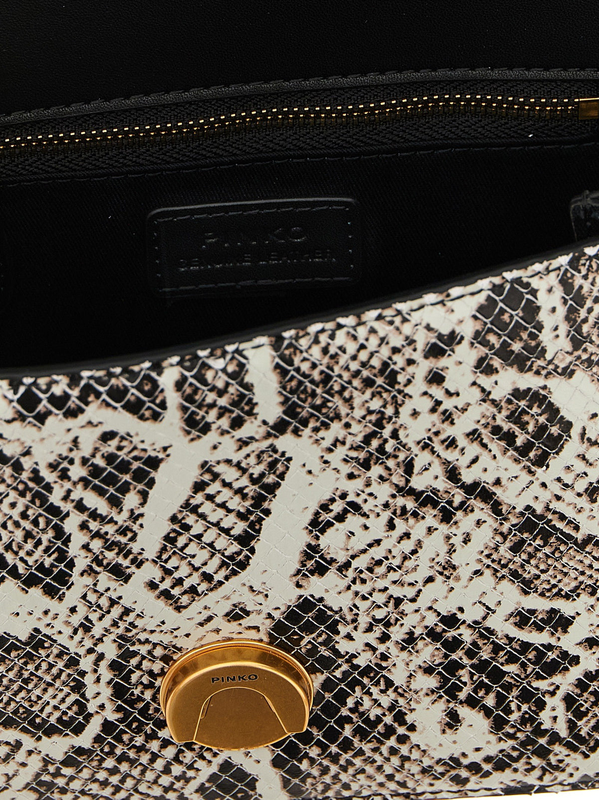 Pinko Love One Handtas met pythonprint – Meerkleurig