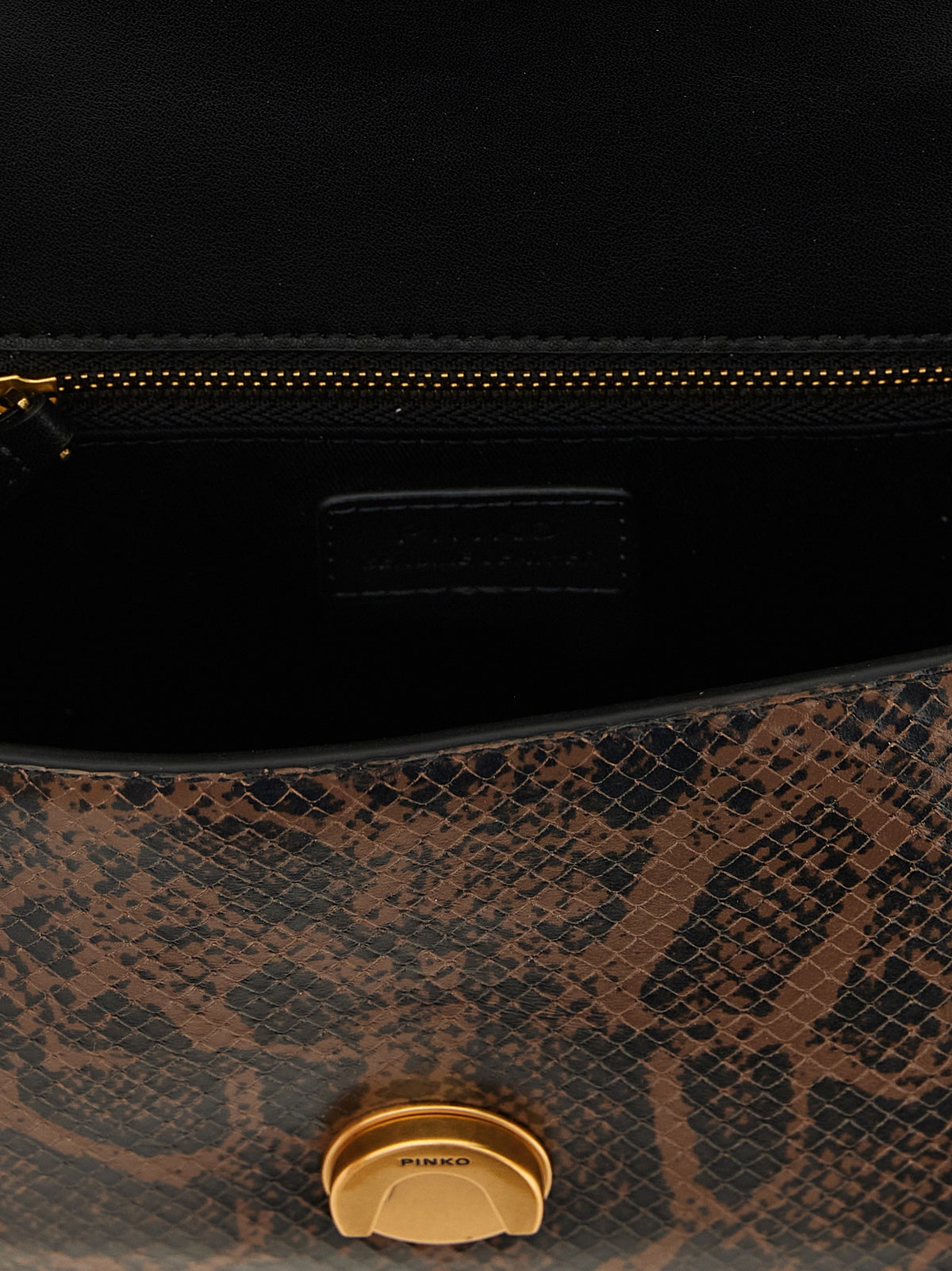 Pinko Love One Handtas met pythonprint – Meerkleurig