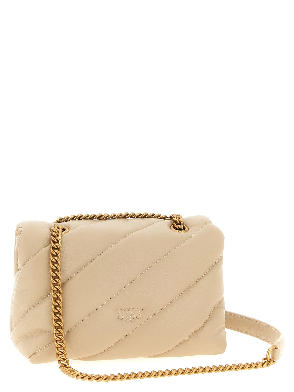Pinko Mini Love Puff Crossbodytas – Beige