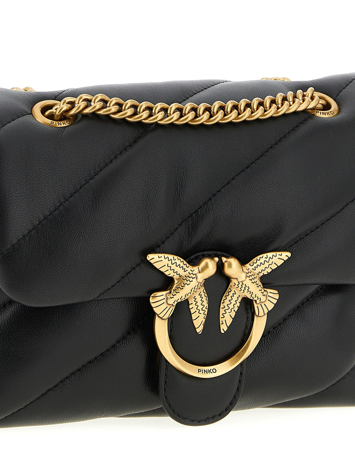 Pinko Mini Love Puff Crossbodytas – Zwart