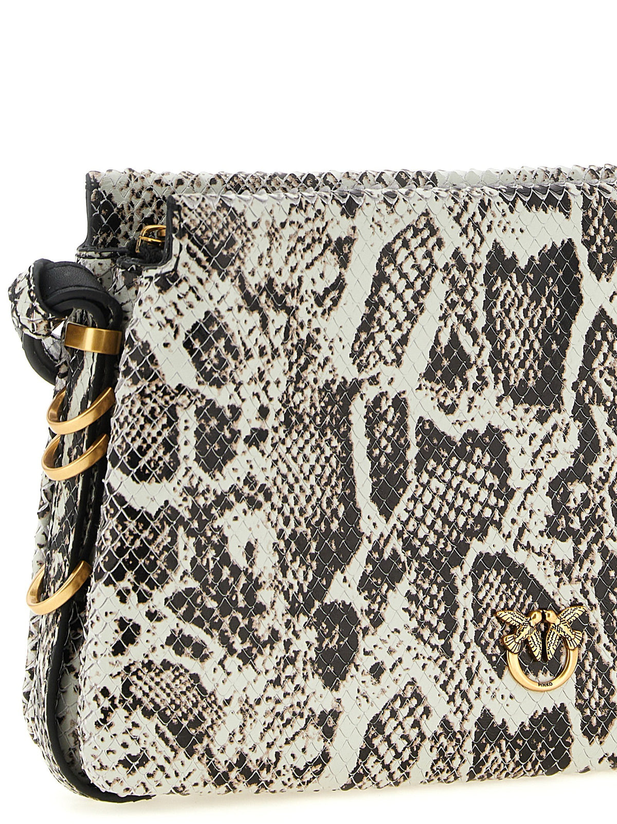 Pinko Kleine crossbodytas met pythonprint – Meerkleurig