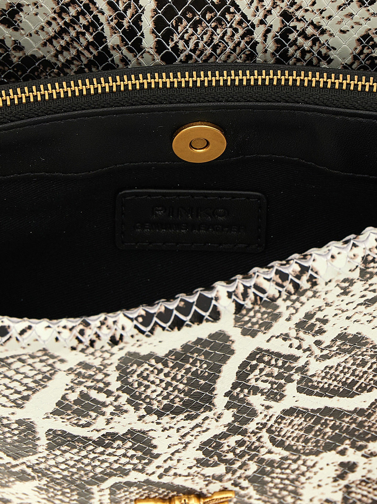 Pinko Kleine crossbodytas met pythonprint – Meerkleurig