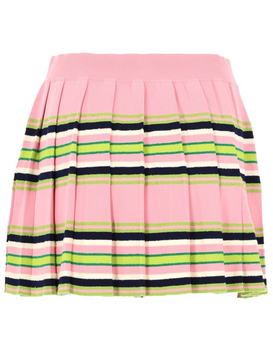 Casablanca Gestreepte Viscose Minirok – Meerkleurig