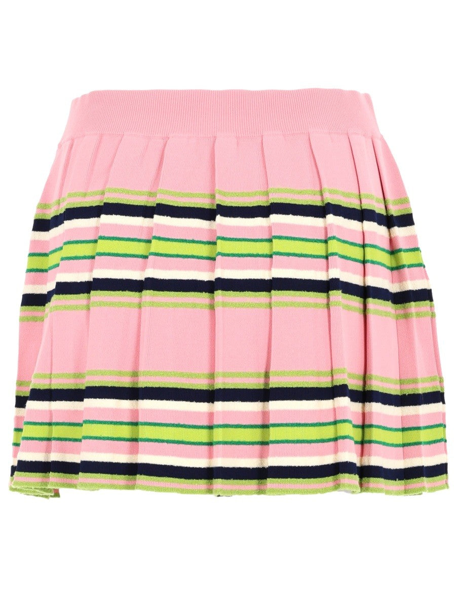 Casablanca Gestreepte Viscose Minirok – Meerkleurig