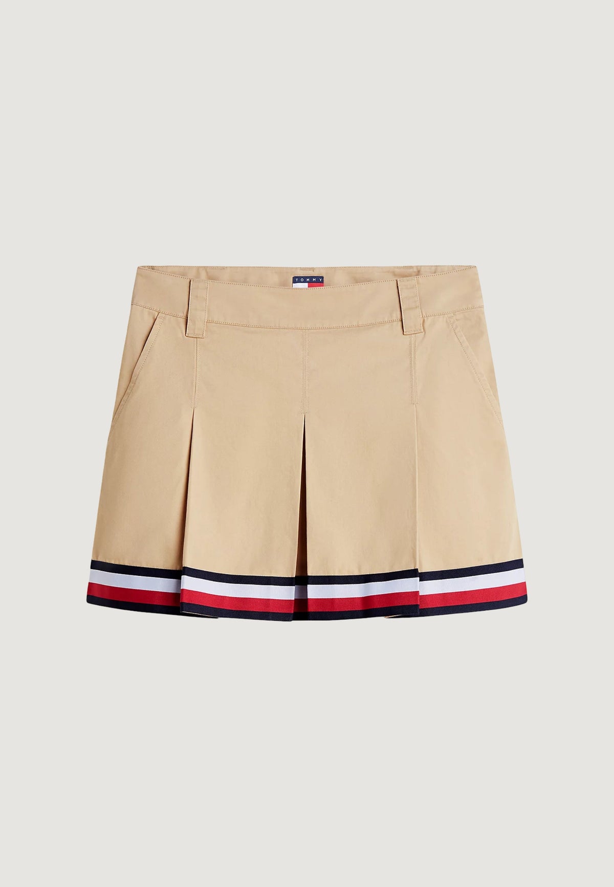 Tommy Hilfiger Minirok met zijzakken – Beige