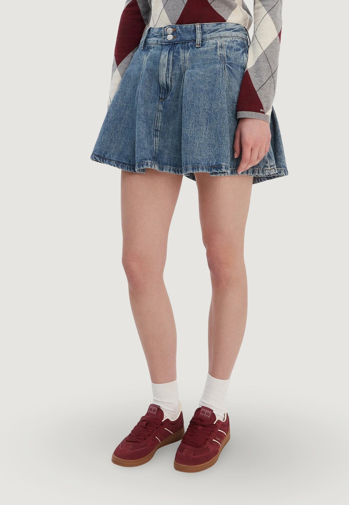 Tommy Hilfiger Minirok – Denimblauw