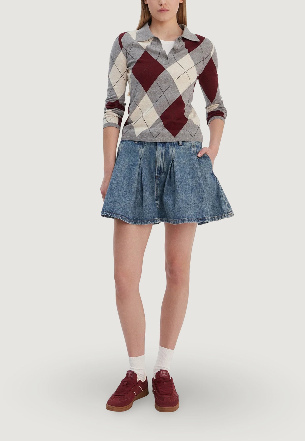 Tommy Hilfiger Minirok – Denimblauw