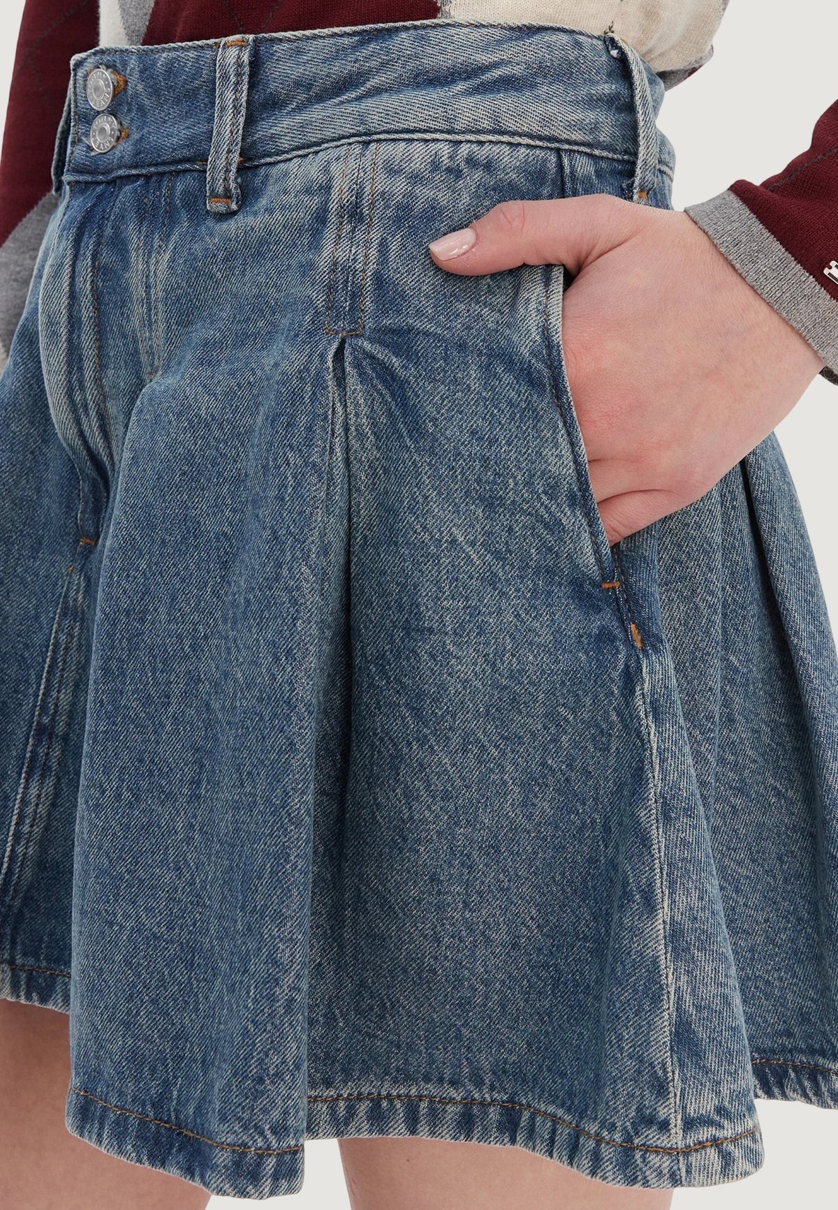 Tommy Hilfiger Minirok – Denimblauw