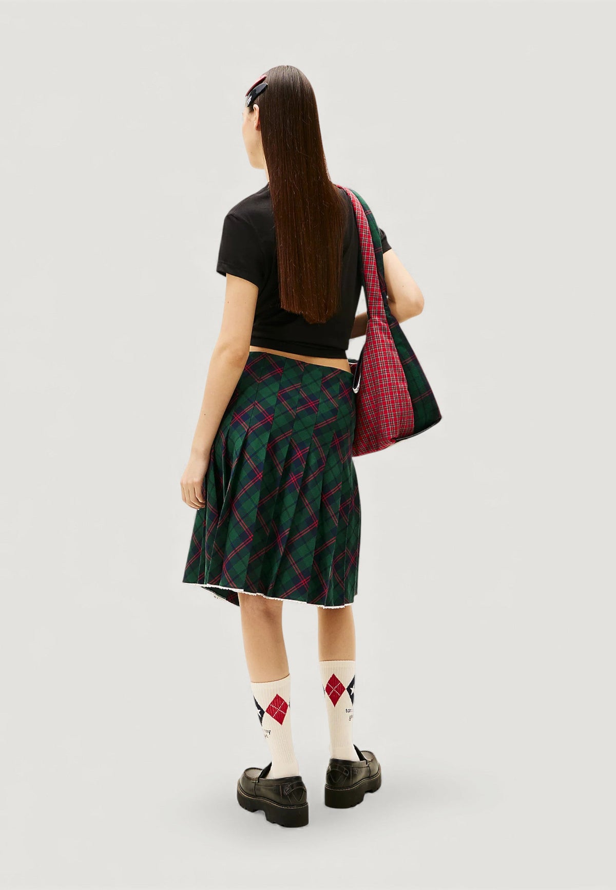 Tommy Hilfiger Geruite minirok – Groen