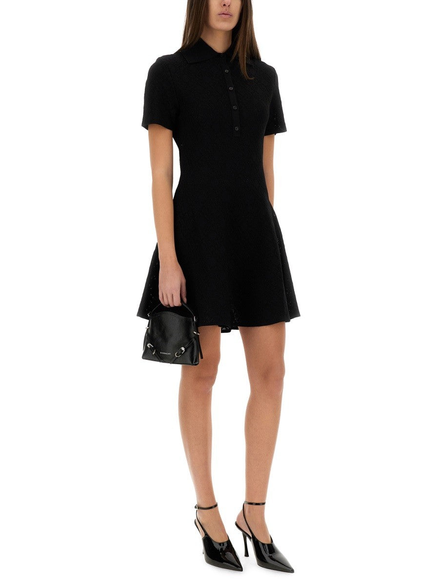 Givenchy Monogram Jacquard Polojurk – Zwart