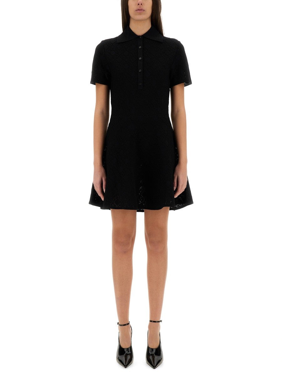 Givenchy Monogram Jacquard Polojurk – Zwart